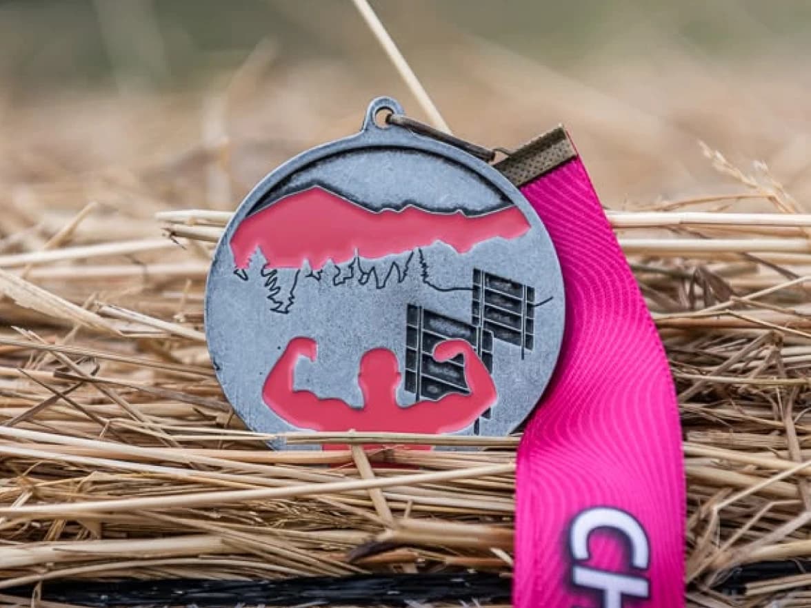 Pamätná medaila Champion.Race na ružovej stuhe